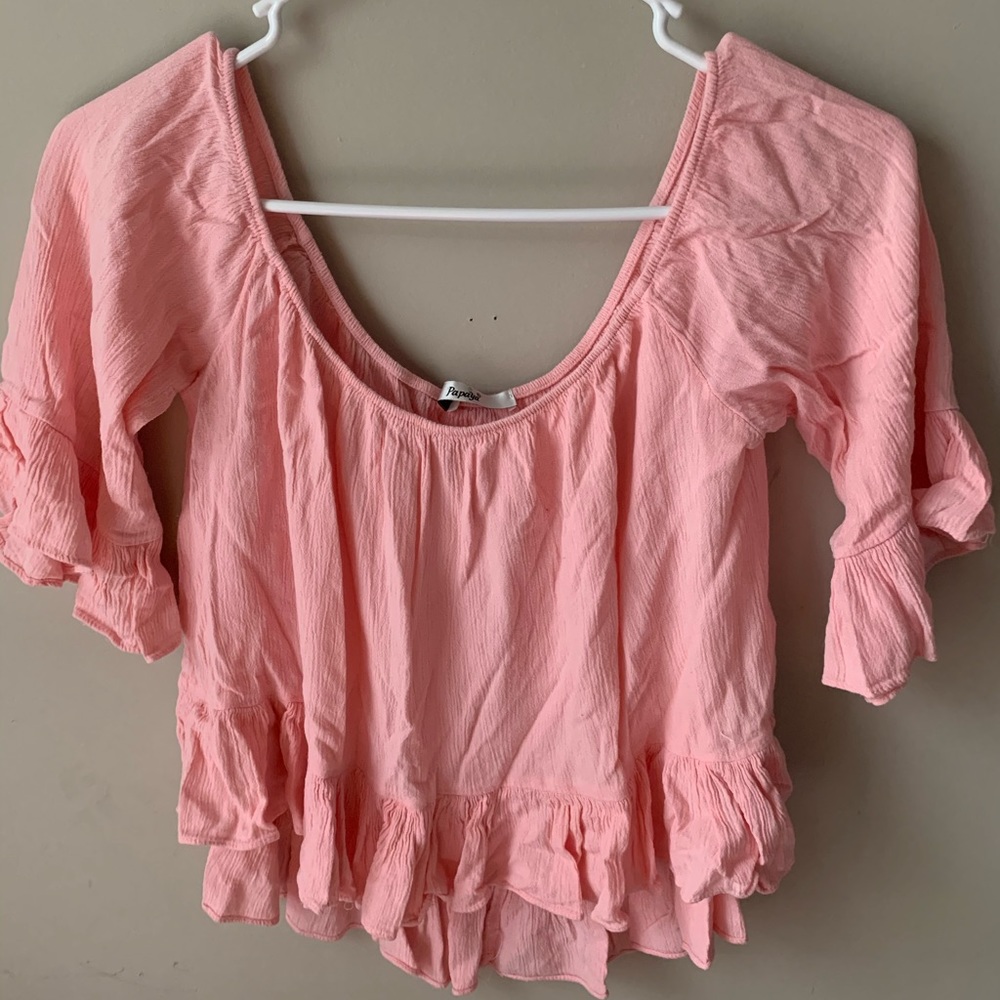 Pink blouse